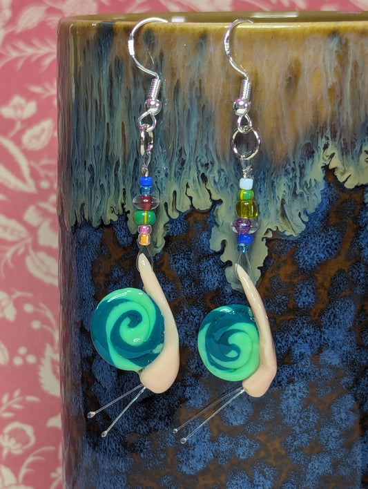 Snail earrings